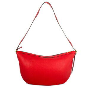 Gucci Hobo Red Half Moon Bag Shoulder Leather